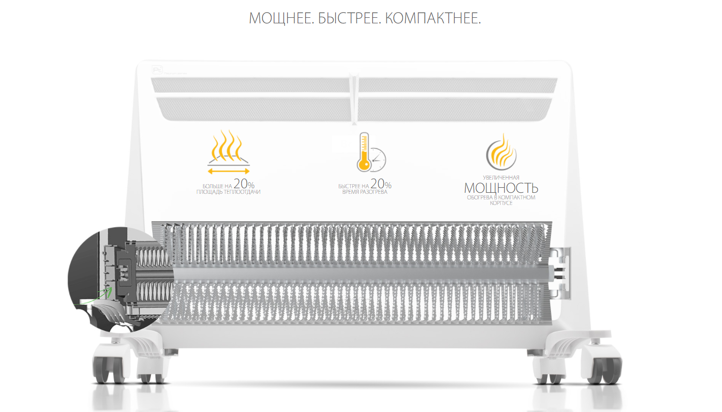 Инверторный конвектор Ballu 70% экономии Инверторный конвектор Ballu 70% экономии
