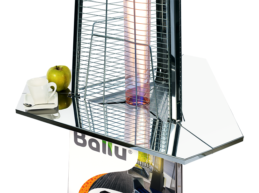 Столик из нержавеющей стали для уличного газового обогревателя, Ballu BOGH-TS