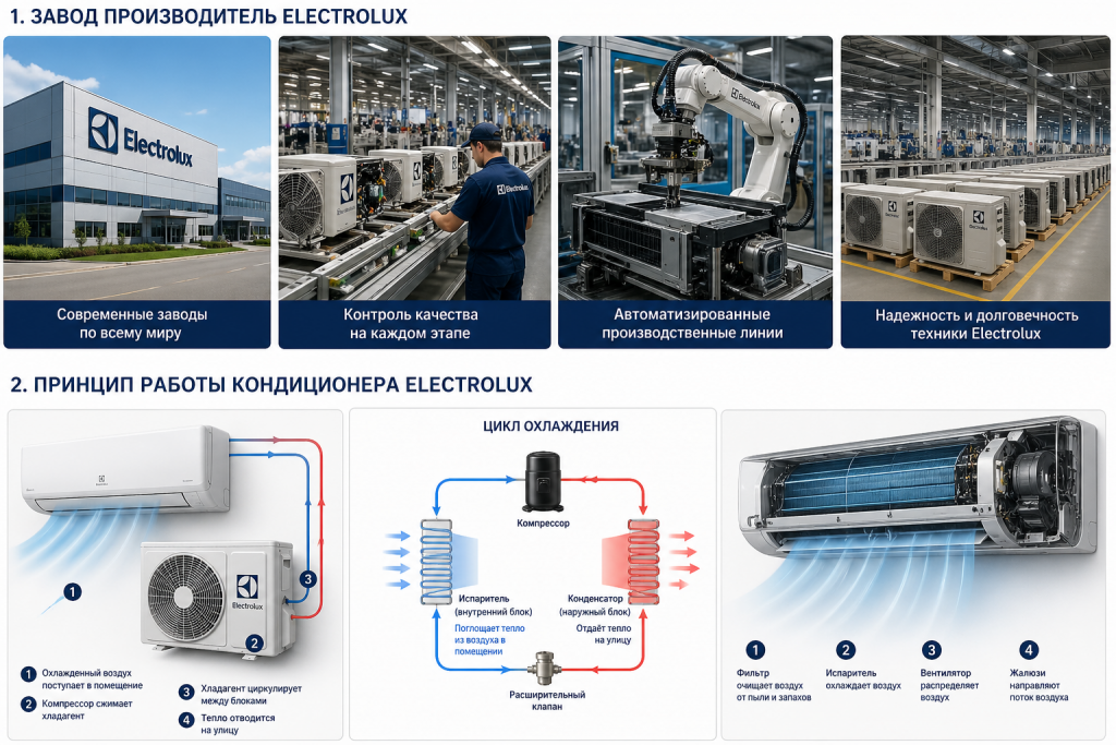 Кондиционеры Electrolux Кондиционеры Electrolux